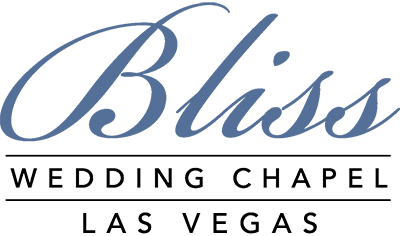Bliss Wedding Chapel Las Vegas Logo - Blue