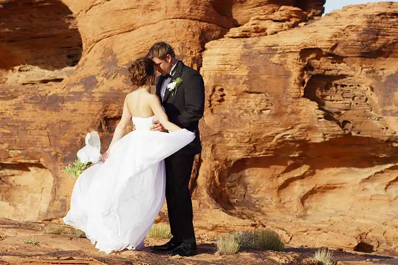 Valley of Fire Weddings - Couple