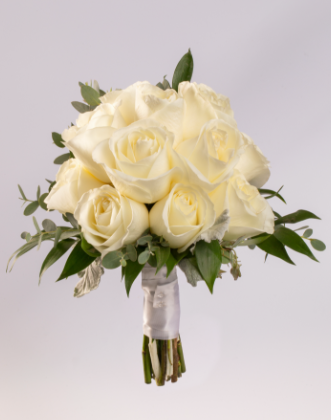 12 Flower Bouquet White