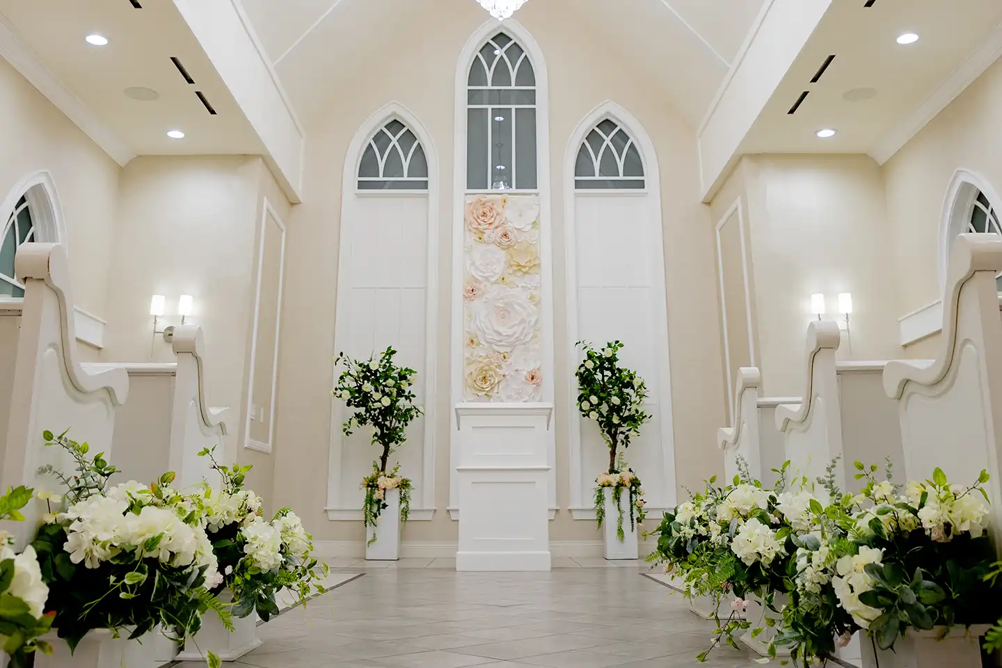 Bliss Wedding Chapel Interior - Las Vegas