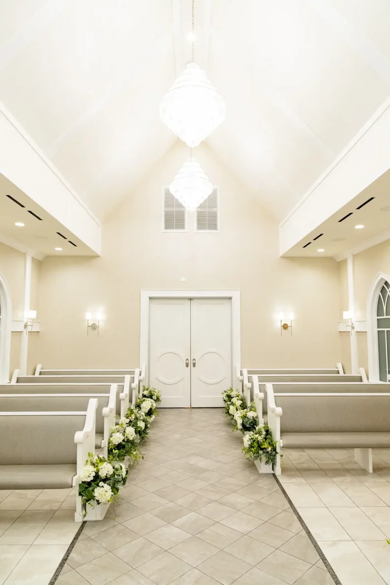 Bliss Wedding Chapel Las Vegas Seating Area